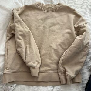 CAES Men's Cream Crewneck Sweater